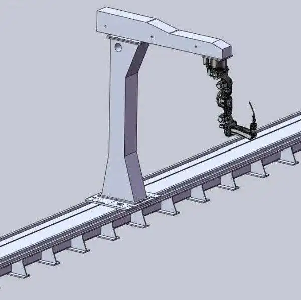 Soluție cu robot de sudură tip consolă