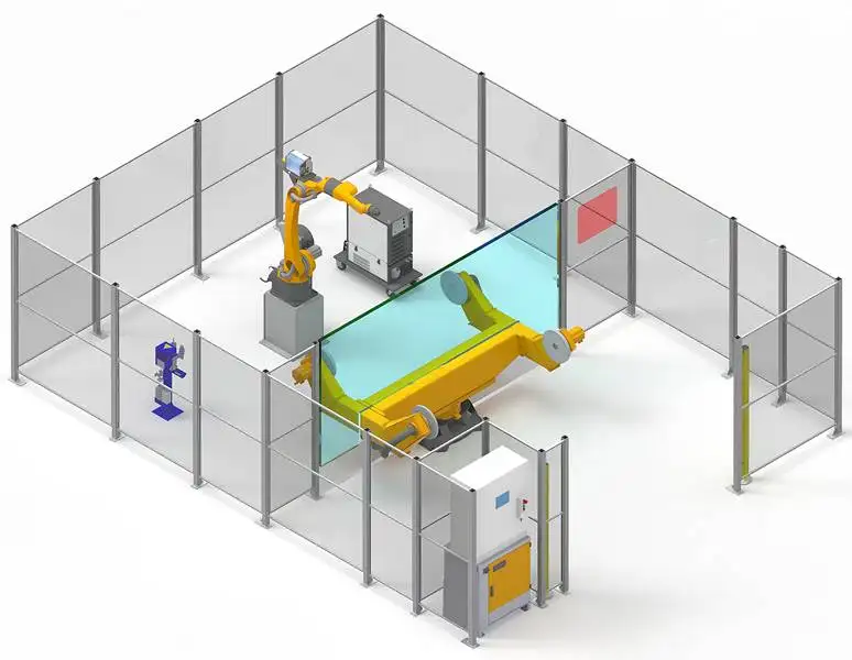 robot kaynak iş istasyonu