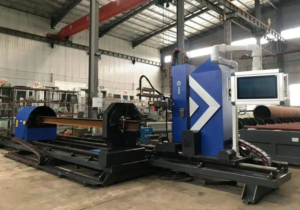 Beam Processing Center with Arc Voltage Control for for Construction Machinery