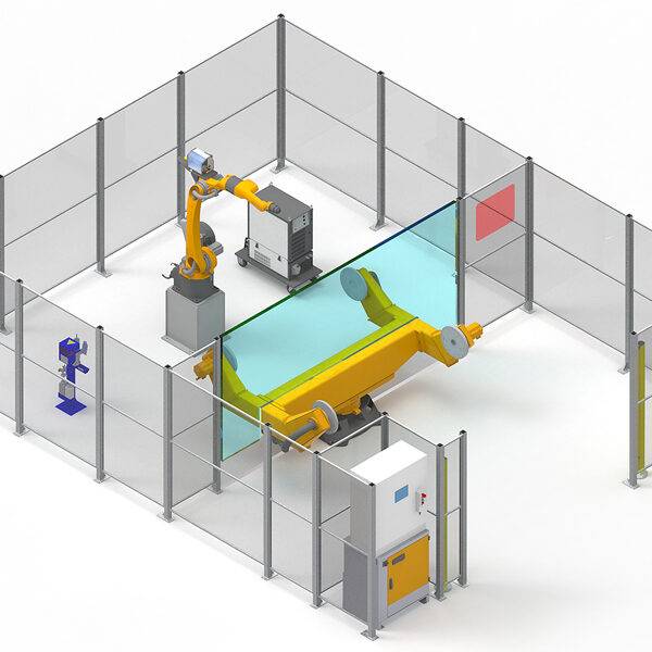 robot welding workstation