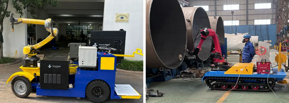 Mobilní robotická platforma pro řezání a broušení